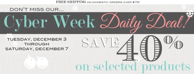 Cyber Week Daily Deals from First and Chic Boutique - online modern boutique for women